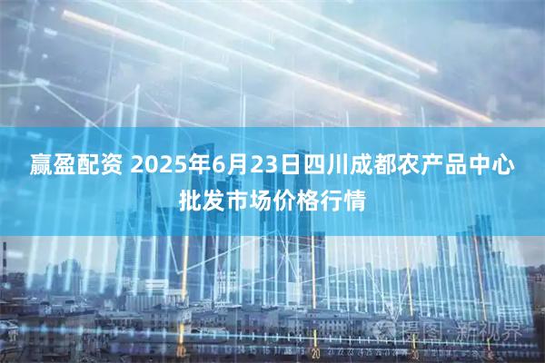 赢盈配资 2025年6月23日四川成都农产品中心批发市场价格行情